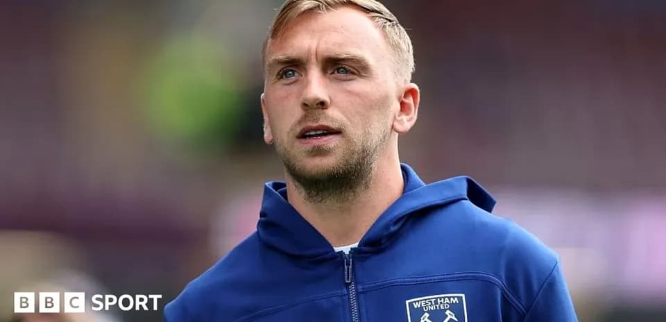 Jugador de West Ham United en el campo