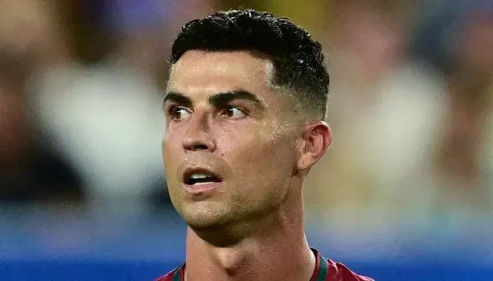 Cristiano Ronaldo en partido con selección portuguesa