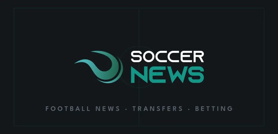 Logotipo de Soccer News con texto informativo
