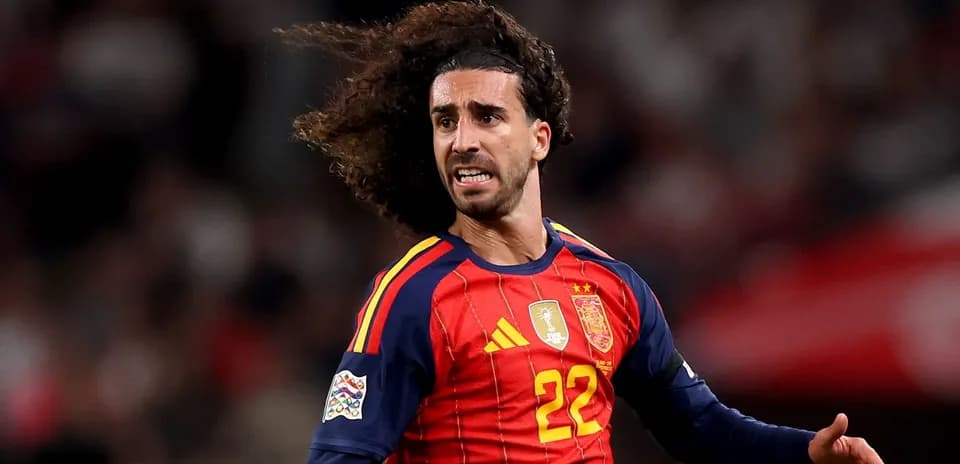 Jugador de España corriendo durante un partido