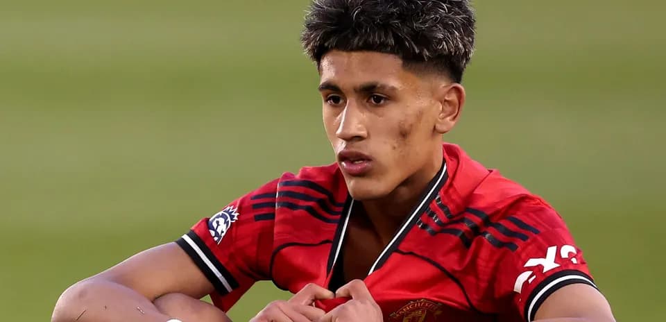 Jugador de Manchester United en acción durante partido