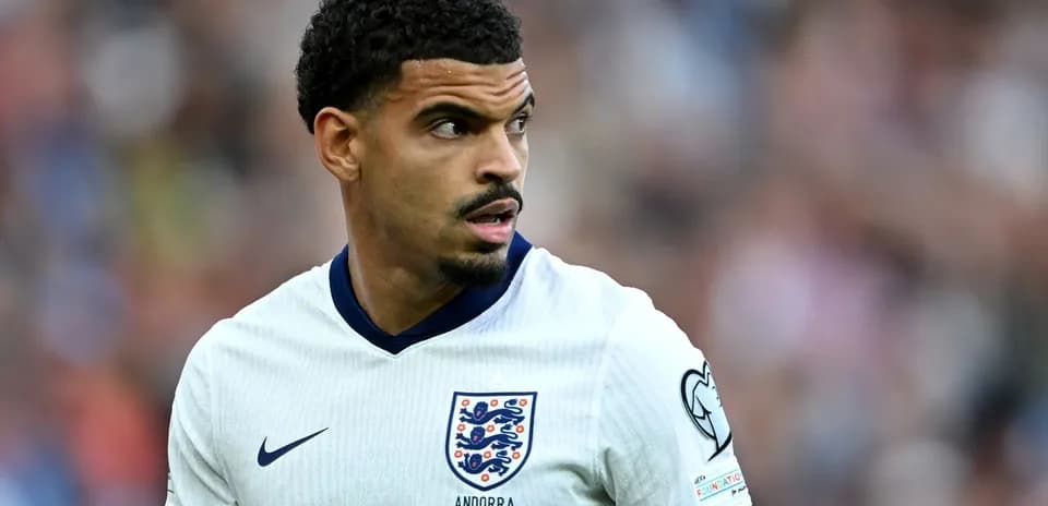 Jugador de Inglaterra en acción durante un partido