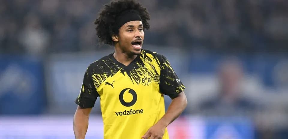 Jugador de Borussia Dortmund en acción durante partido