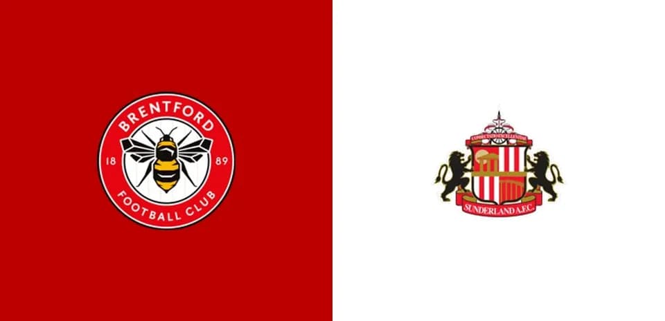 Logos de Brentford y Sunderland A.F.C.
