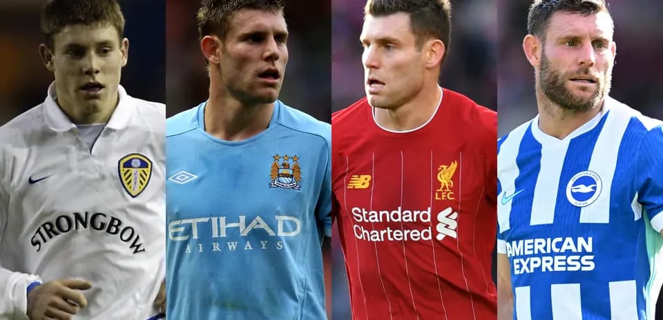 Jugador de fútbol en diferentes equipos a lo largo del tiempo