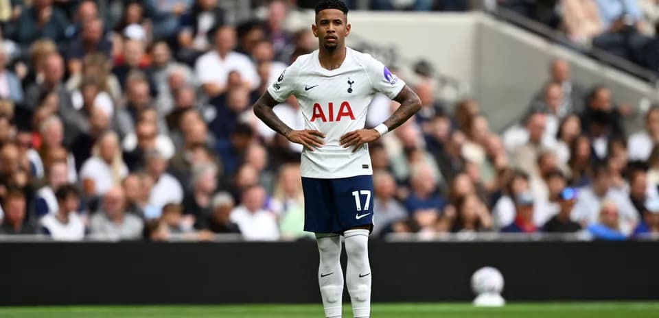 Jugador de Tottenham en el partido contra Everton