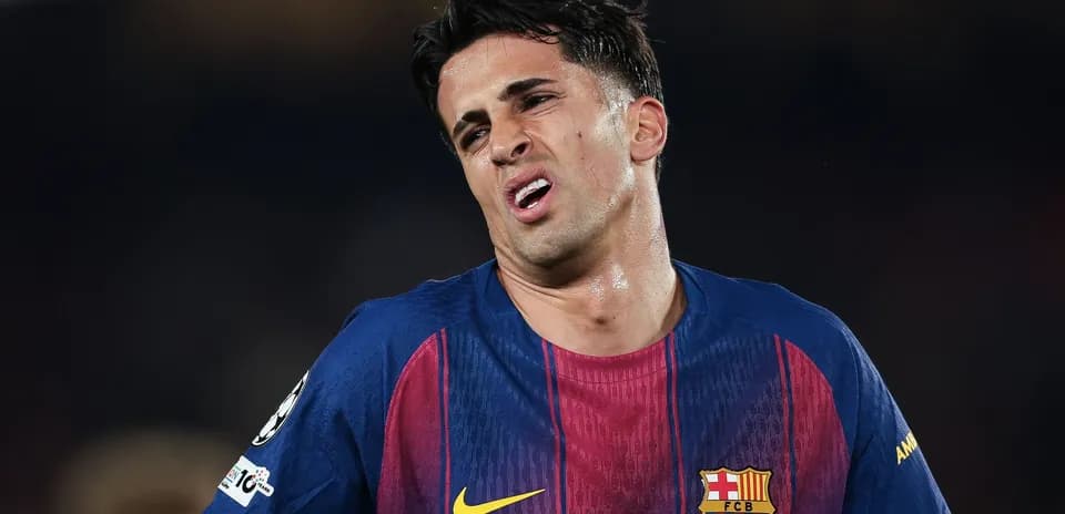 Jugador del FC Barcelona durante un partido