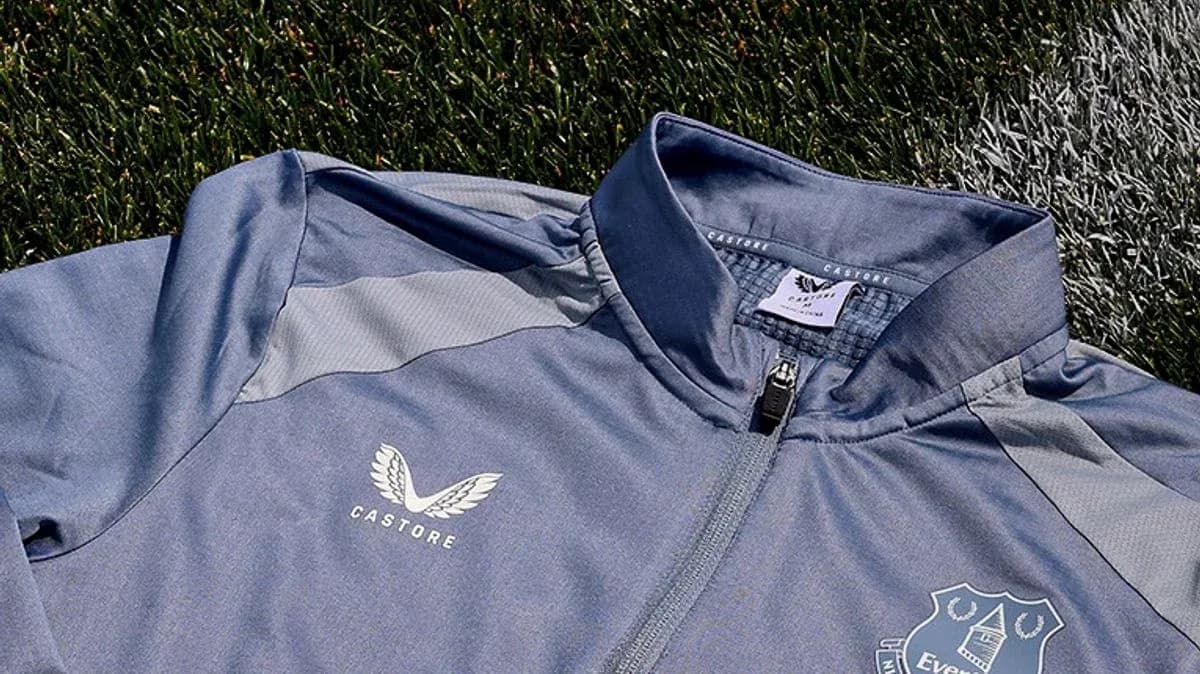 Chaqueta gris de entrenamiento de Everton FC