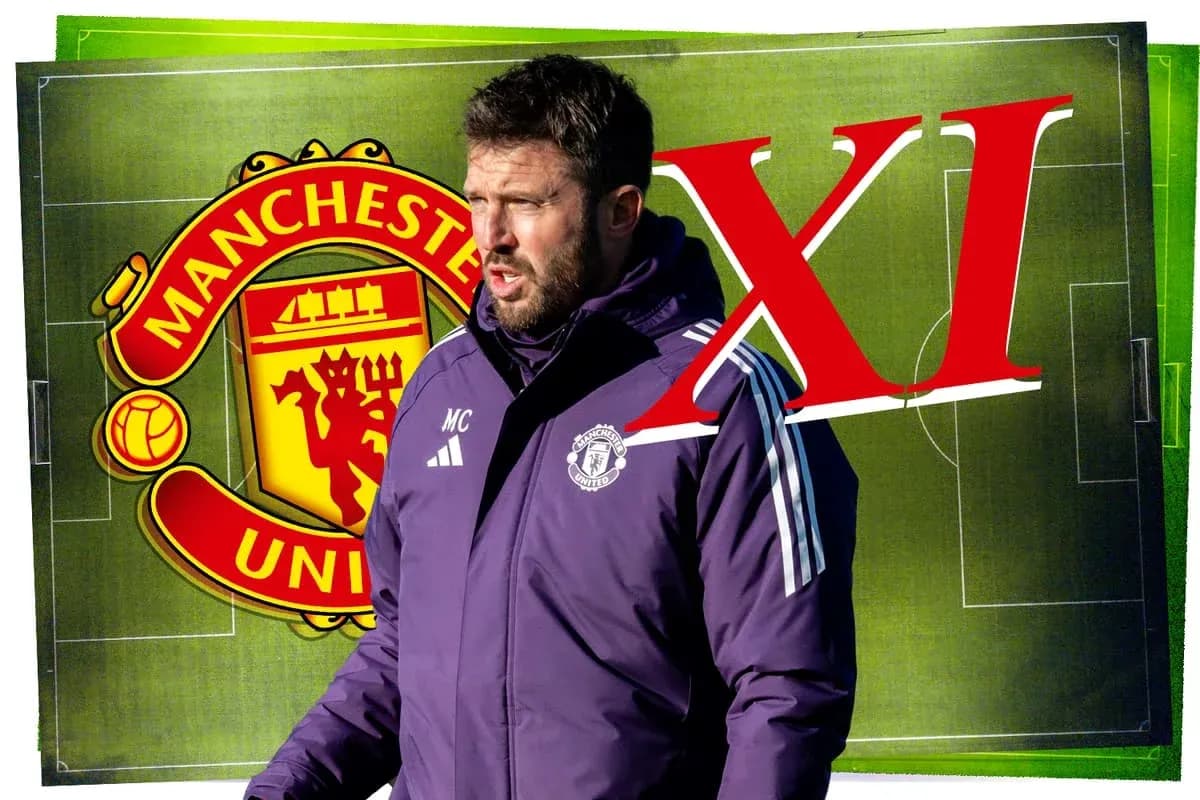 Entrenador de Manchester United en sesión de entrenamiento