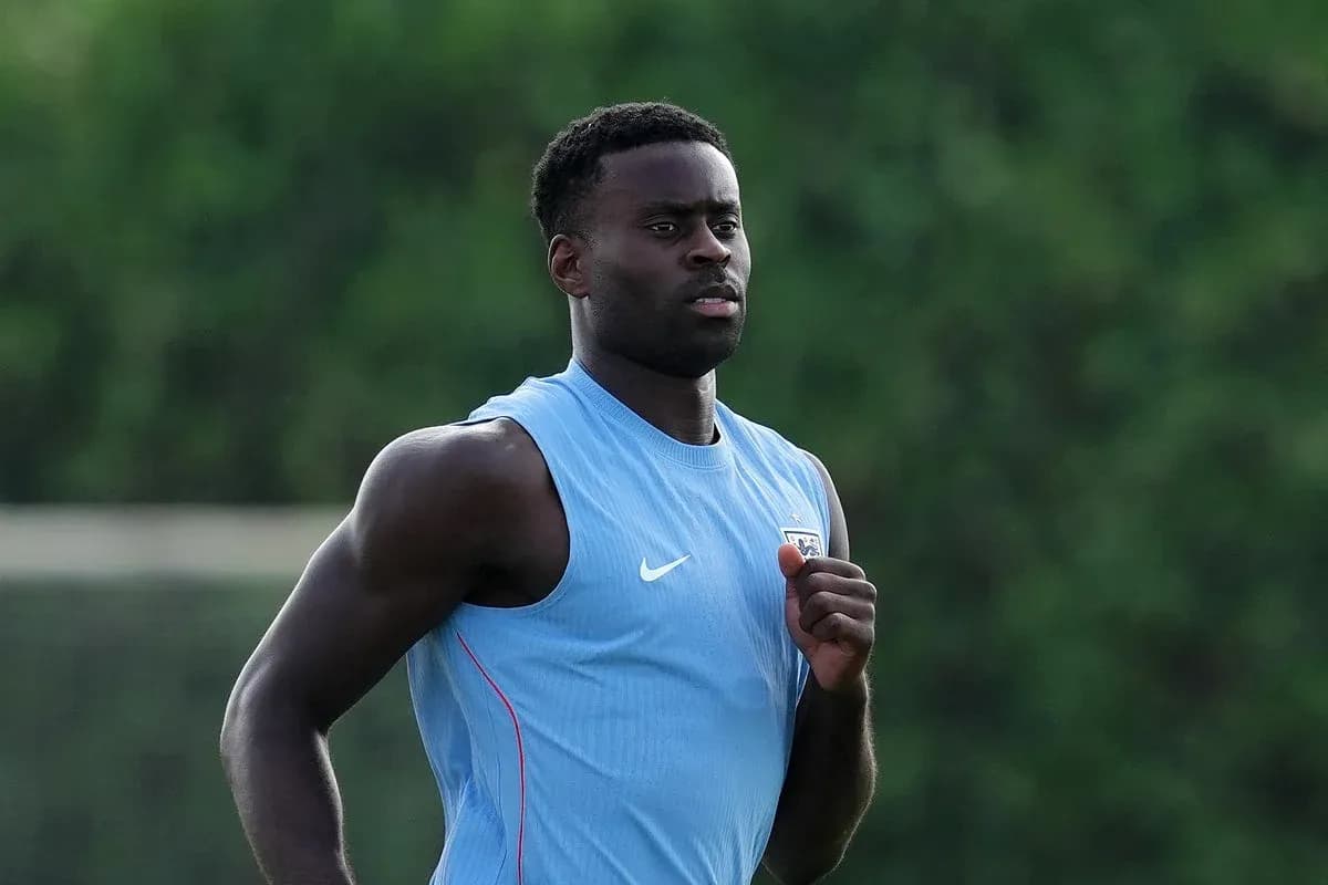 Jugador corriendo durante la sesión de entrenamiento