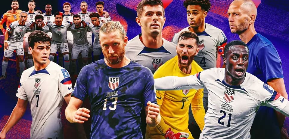 Equipo de Estados Unidos posando para foto grupal