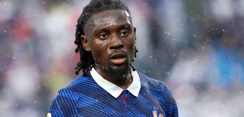 Jugador de Francia en acción durante un partido
