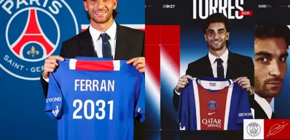 Ferran Torres presenta su camiseta del PSG 2031