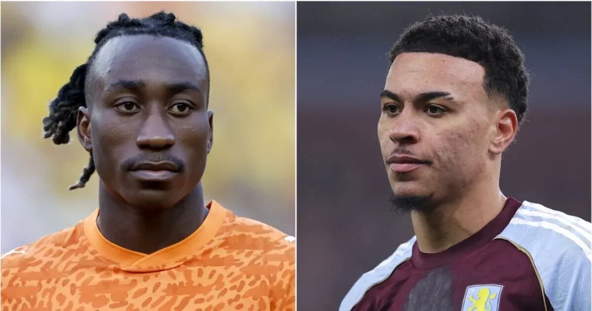 Dos jugadores en primer plano durante un partido
