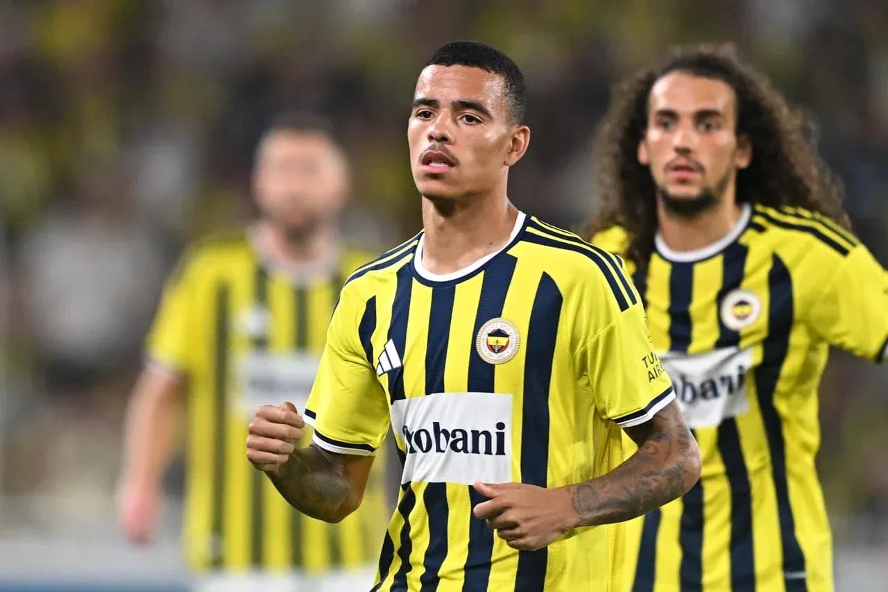 Jugadores de Fenerbahçe en el partido