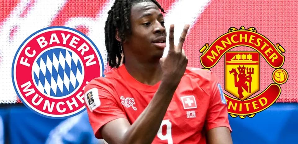Jugador suizo mostrando el número dos con las manos