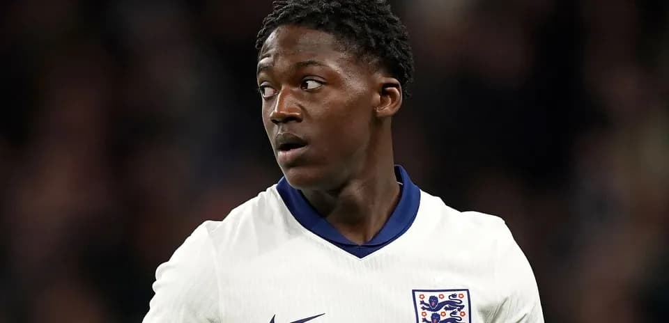 Jugador de Inglaterra en acción durante un partido