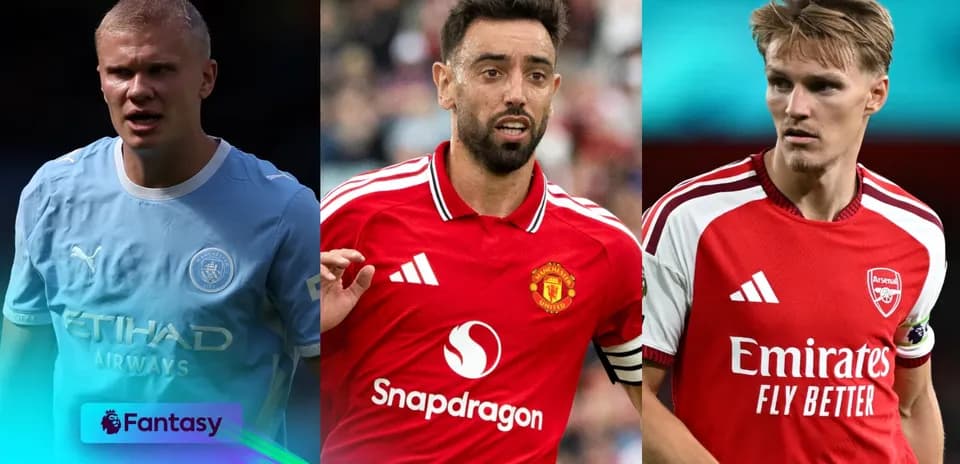 Jugadores de fútbol en camisetas de sus equipos