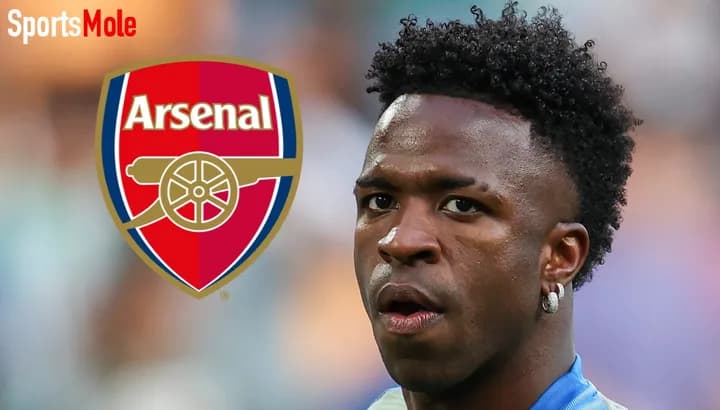 Arsenal enfrentaría récord británico para fichar a Vinicius Junior según reportes
