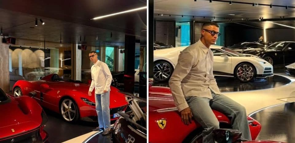 La impresionante colección de supercoches de Cristiano Ronaldo valorada en 21 millones de dólares