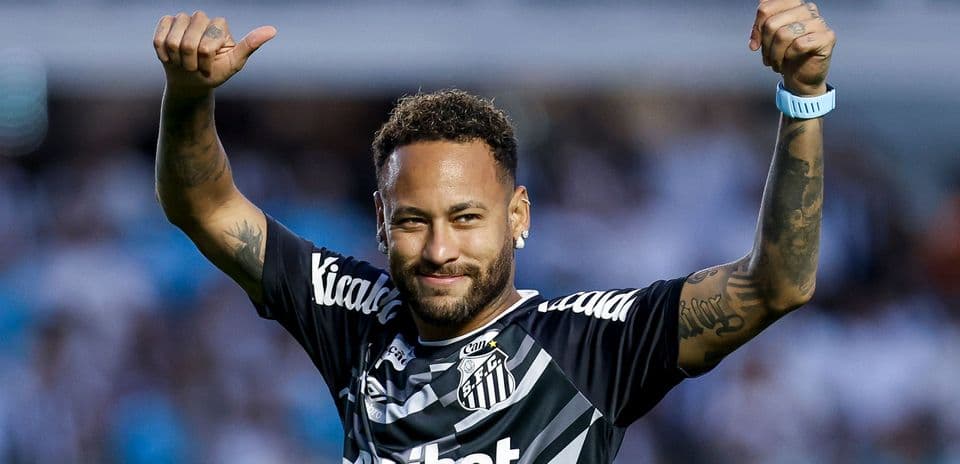 Neymar incluido en la lista de Santos para el duelo de Copa do Brasil contra Palmeiras pese a preocupaciones por césped sintético