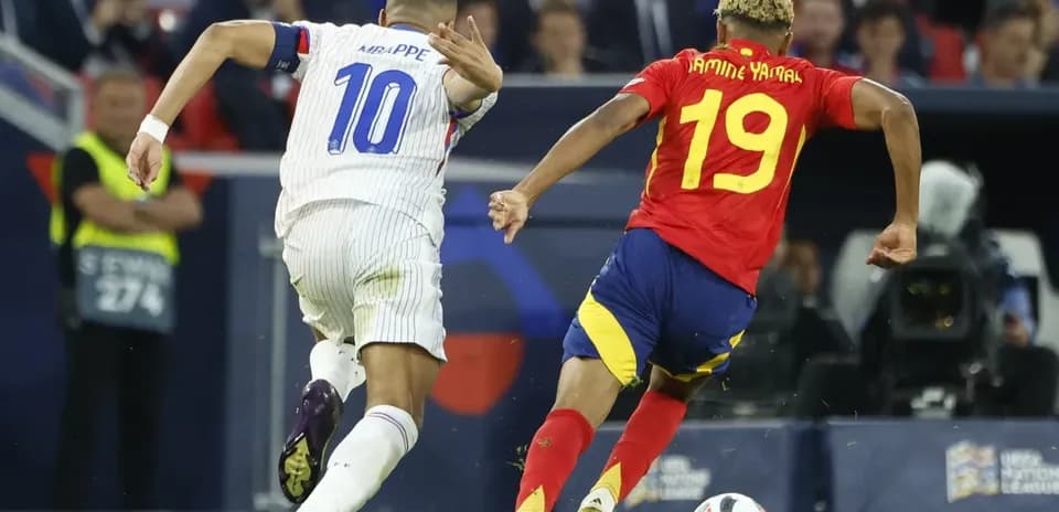 Mbappé contra Lamine Yamal: la historia de una rivalidad desigual en el fútbol europeo