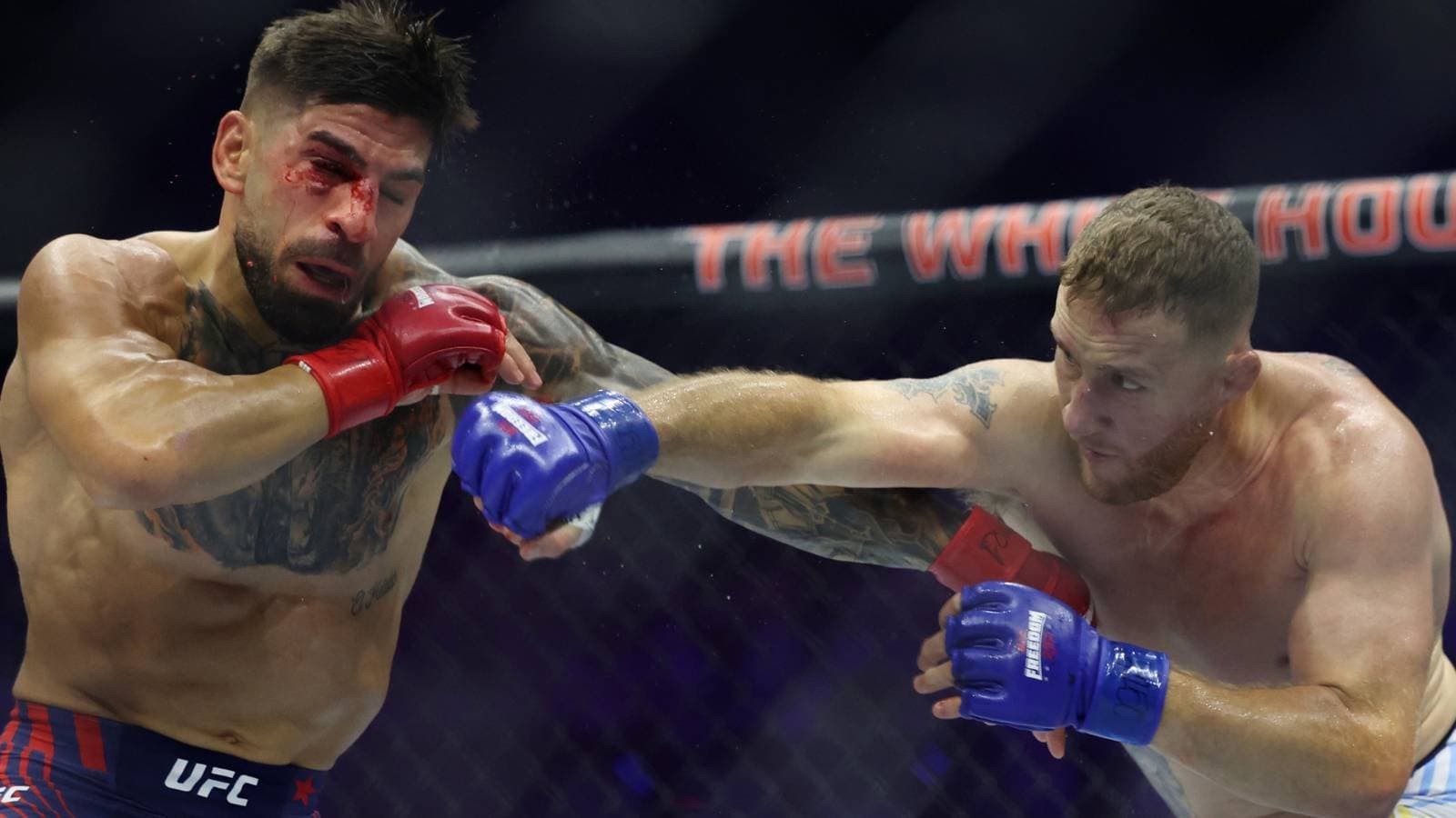Ilia Topuria acusa a Justin Gaethje tras su derrota en UFC