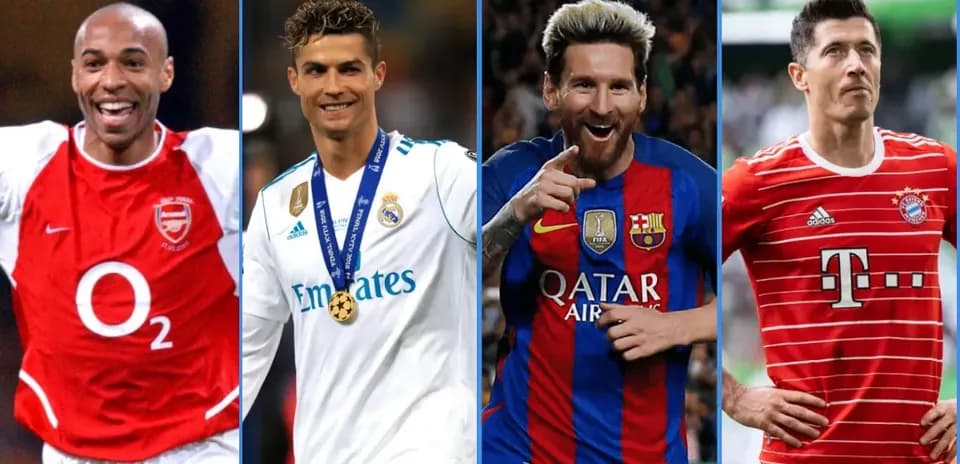 Los 10 Máximos Goleadores de la UEFA Champions League en la Historia