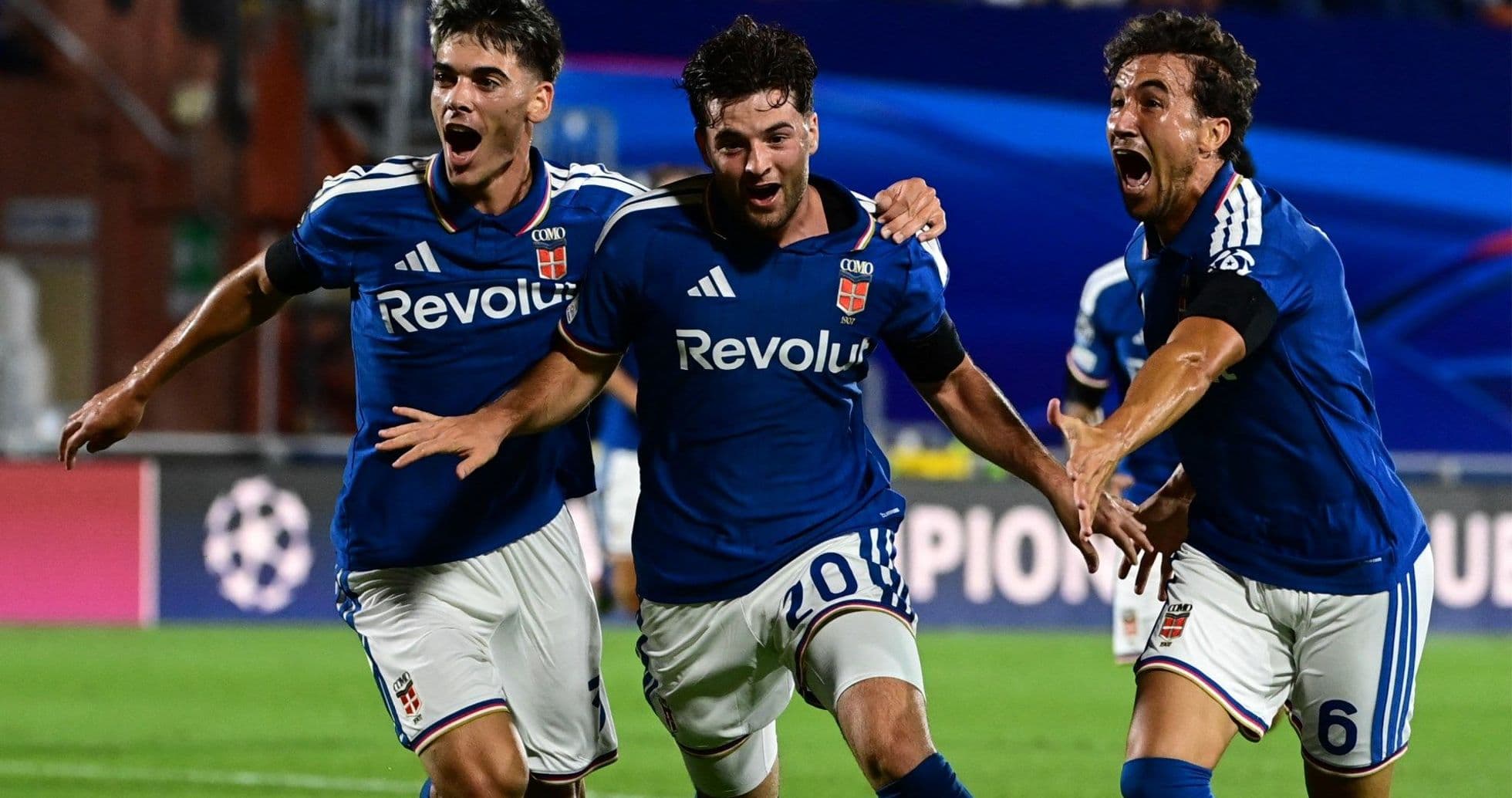 Debut soñado de Como: el equipo de Cesc Fàbregas arrolla al RB Leipzig en su estreno en la Champions League