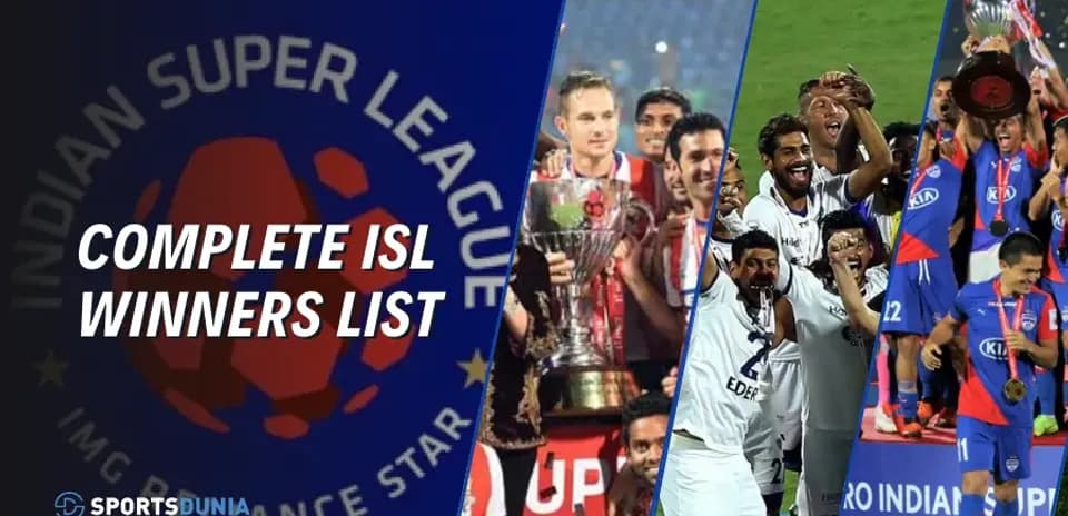 Lista Completa de Campeones de la Indian Super League (ISL) de 2014 a 2024