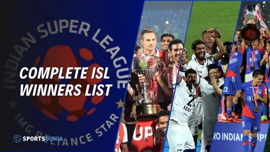Lista Completa de Campeones de la Indian Super League (ISL) de 2014 a 2024