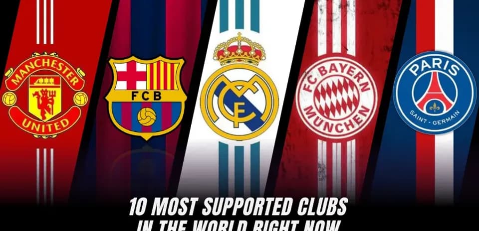 Los 10 Clubes de Fútbol Más Seguidos en el Mundo en 2026