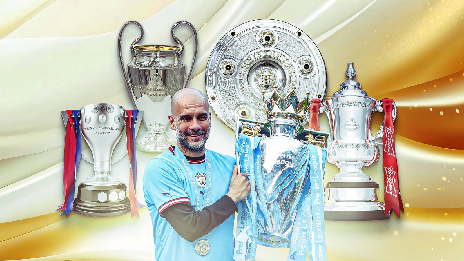 Todos los Trofeos Ganados por Pep Guardiola
