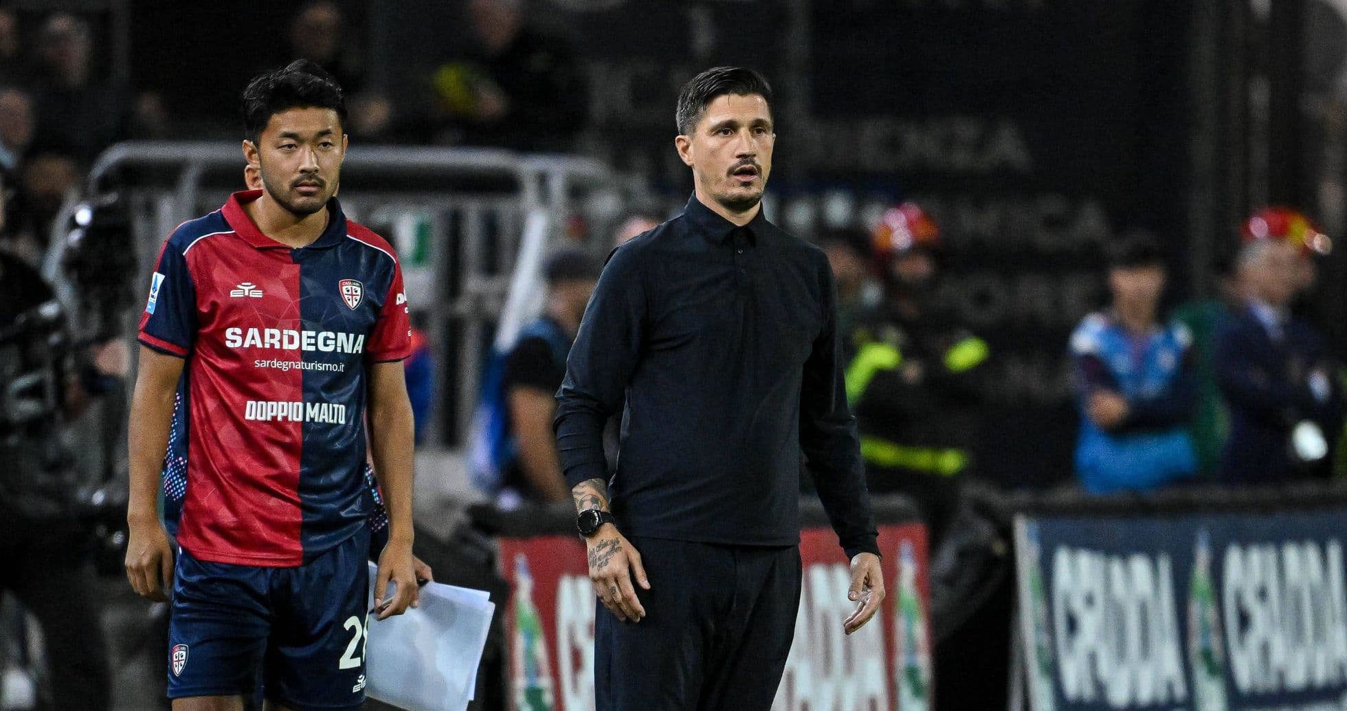 Fabio Pisacane responde a Luciano Spalletti tras su expulsión en el duelo Cagliari vs Juventus