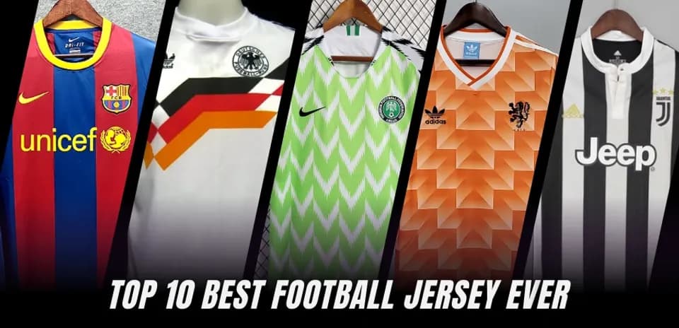 Los Mejores Jerseys de Fútbol de Todos los Tiempos: Top 10 Históricos