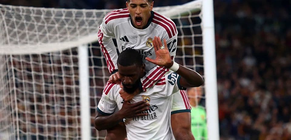 PSG domina a Manchester City; Aston Villa avanza y Rüdiger decide para Real Madrid en la Champions League