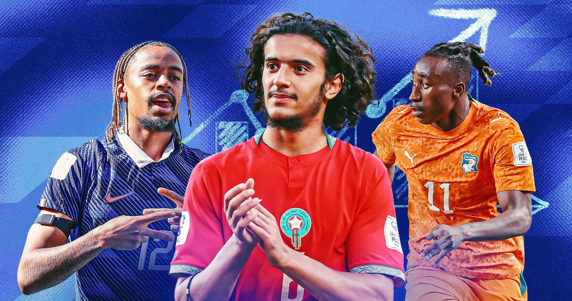 Seguimiento del valor de jugadores en el Mundial: Ayyoub Bouaddi irrumpe mientras Bradley Barcola destaca junto a Michael Olise y Yan Diomandé incrementa su precio