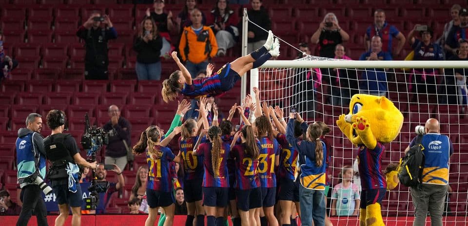 Claudia Pina lidera la goleada histórica del Barcelona contra el Real Madrid en El Clásico femenino