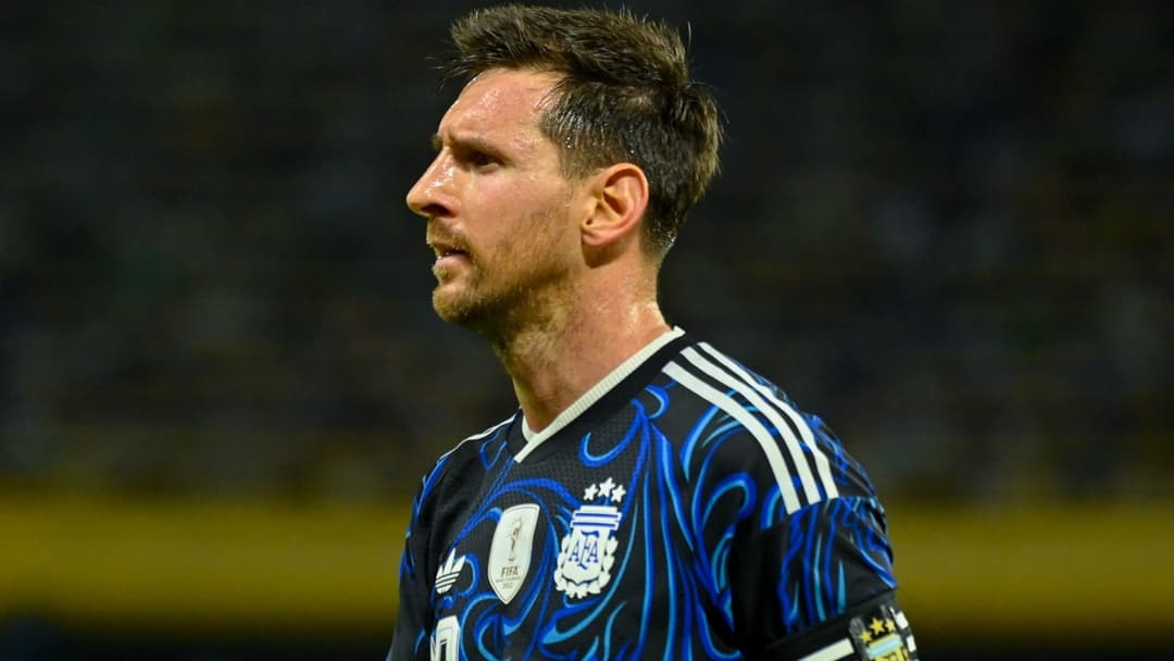 Jugador de Argentina en acción durante un partido Jugador de Argentina en acción durante un partido