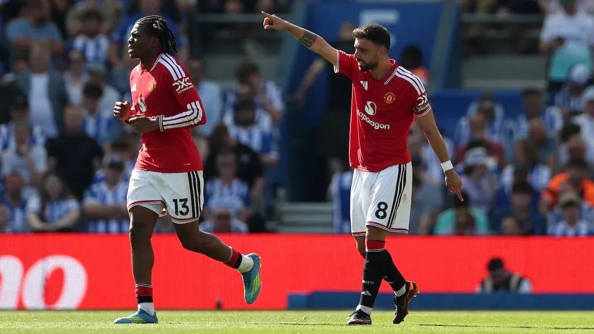 Jugadores de Manchester United en el partido Jugadores de Manchester United en el partido