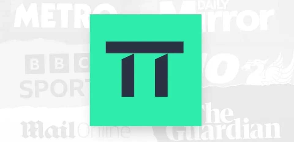 Logo de una plataforma de noticias deportivas Logo de una plataforma de noticias deportivas