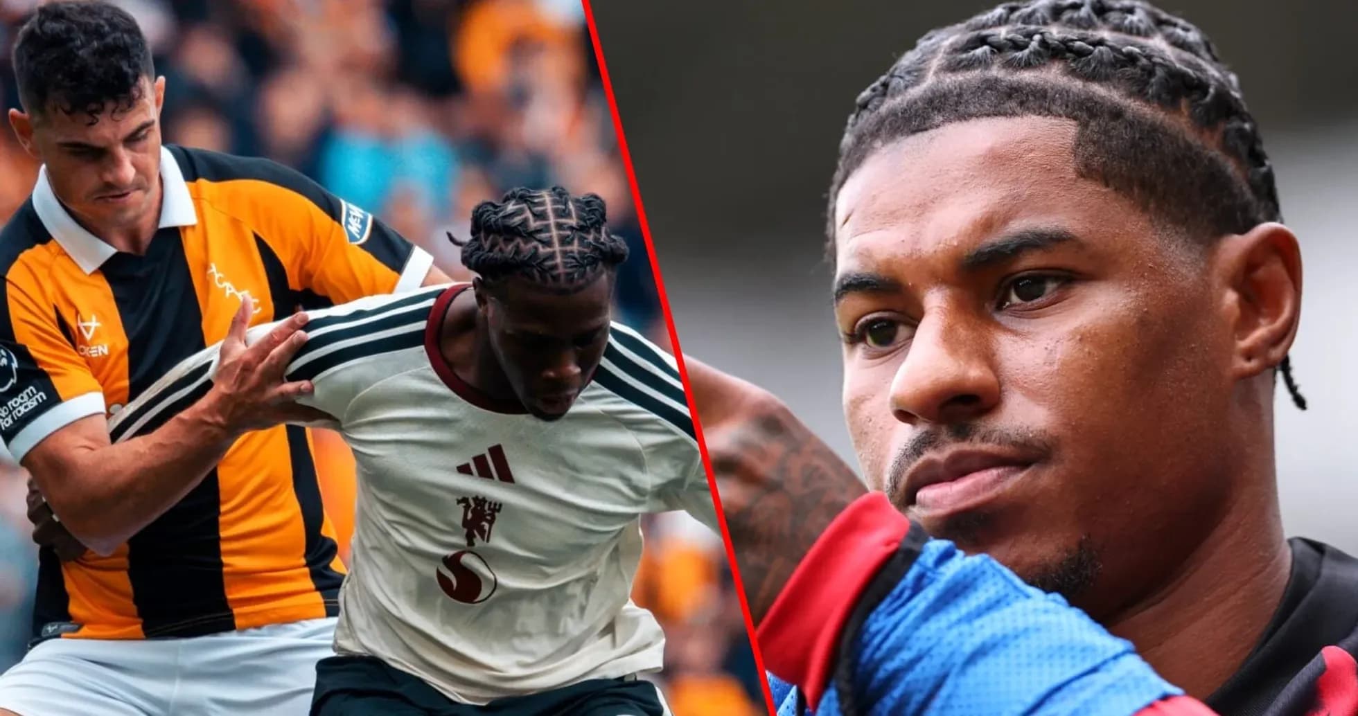 Jugadores en acción durante un partido de fútbol Jugadores en acción durante un partido de fútbol