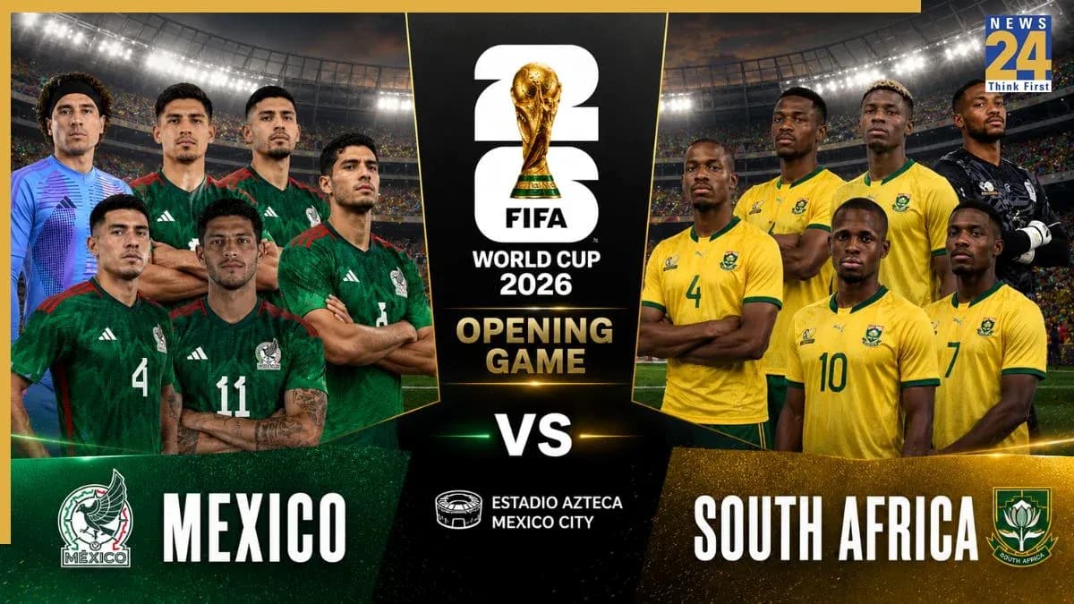 Jugadores de México y Sudáfrica en el Mundial Jugadores de México y Sudáfrica en el Mundial