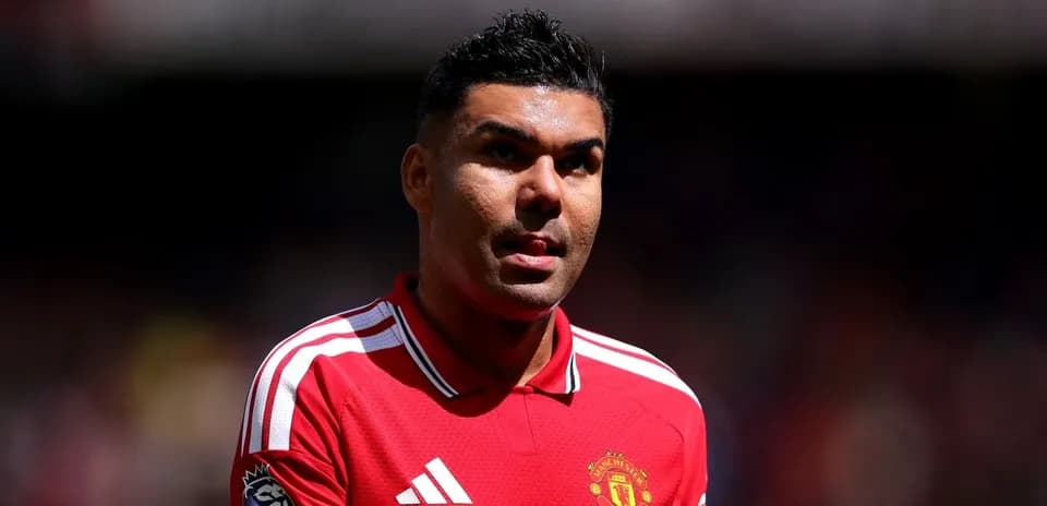 Jugador de Manchester United en el campo Jugador de Manchester United en el campo
