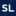 Logotipo de SL en fondo azul Logotipo de SL en fondo azul