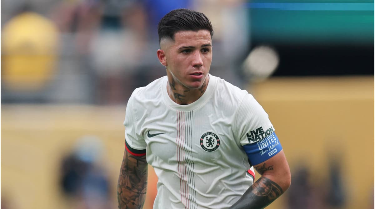 Jugador de Chelsea en acción durante un partido Jugador de Chelsea en acción durante un partido