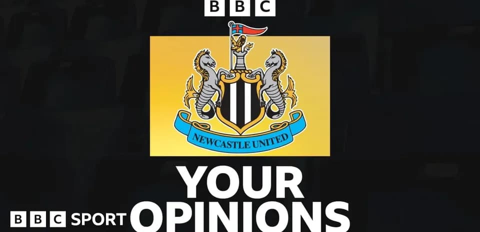 Logo de Newcastle United con texto de opiniones Logo de Newcastle United con texto de opiniones