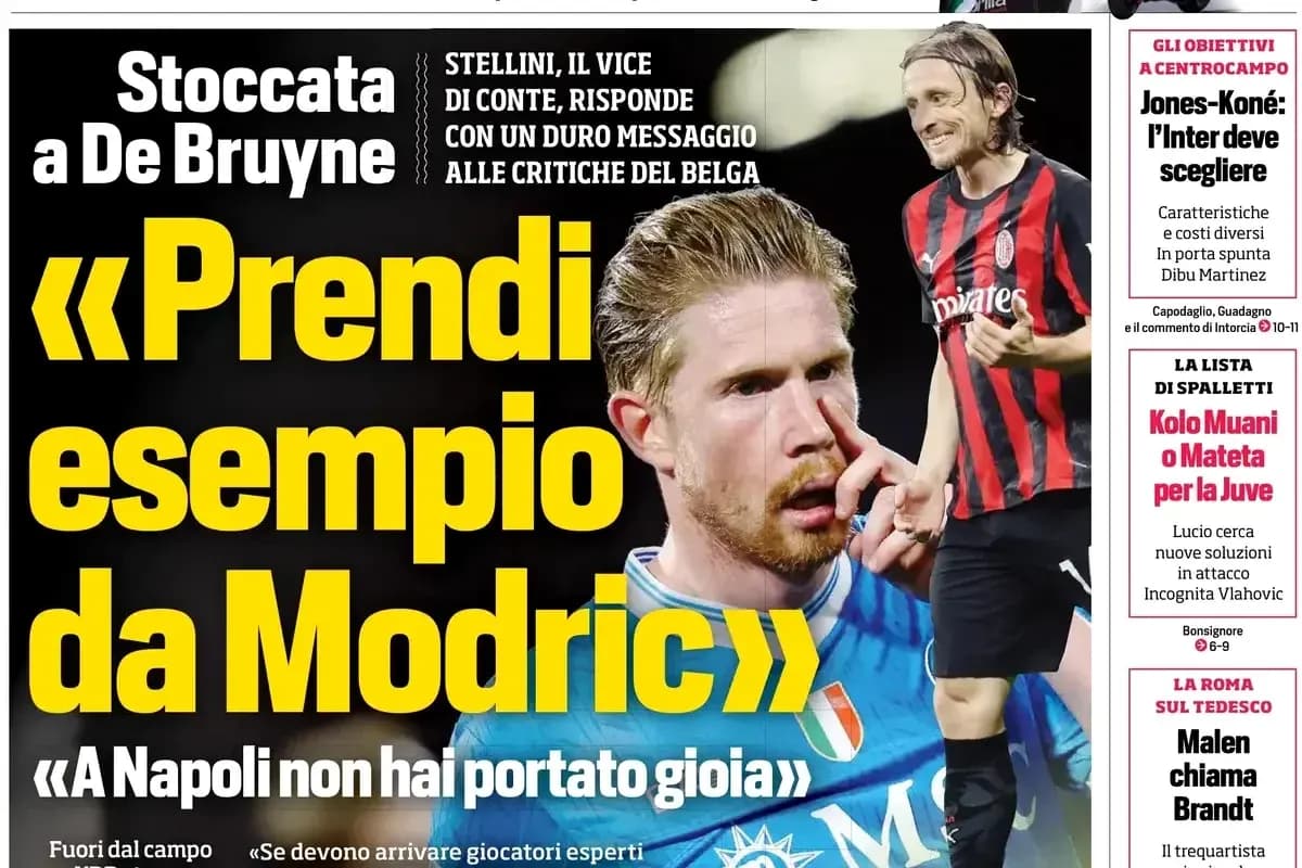 Kevin De Bruyne con gesto pensativo en portada Kevin De Bruyne con gesto pensativo en portada
