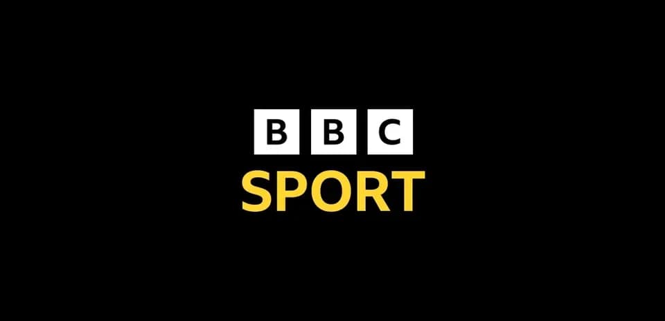 Logotipo de BBC Sport en fondo negro Logotipo de BBC Sport en fondo negro
