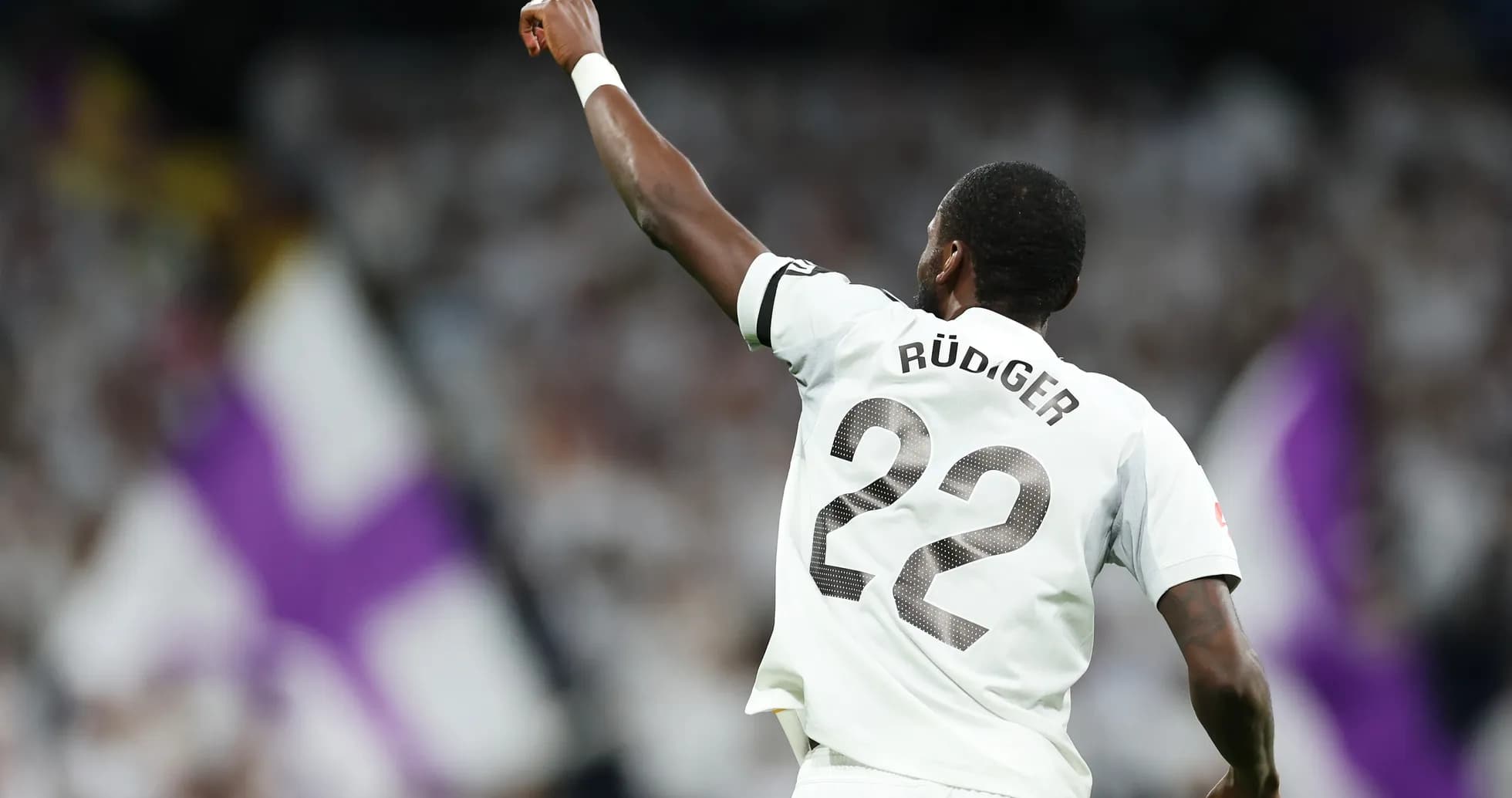 Rüdiger celebra durante el partido Rüdiger celebra durante el partido